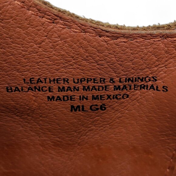 Born Men\'s Brown Oxford Suede Laced Dress Shoes 8 main image 7